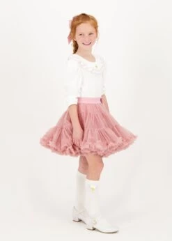 Thelma Pleated Collar Top Snowdrop -Angels-Face Shop Thelma Top Snowdrop Lifestyle 1