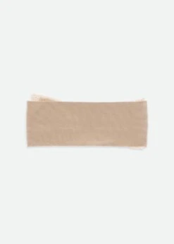 Tiff Sparkle Tulle Baby Headband Sand -Angels-Face Shop Tiff Baby Headband Sand Back