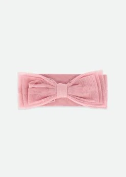 Tiff Tulle Baby Headband Tea Rose