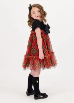 Tory Tartan Dress Black -Angels-Face Shop Tory Dress Black Lifestyle 1