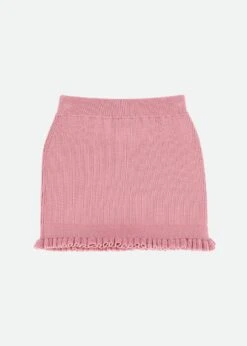Troy Ribbed Skirt Tea Rose -Angels-Face Shop Troy Skirt Tearose Back