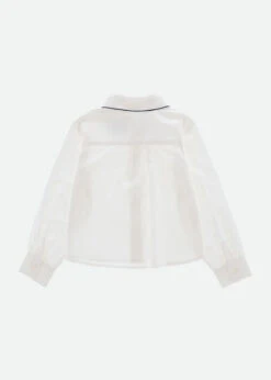 Trudie Blouse White/Navy -Angels-Face Shop Trudie Blouse Navy Back