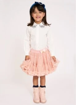 Trudie Blouse White/Navy -Angels-Face Shop Trudie Blouse White Navy Lifestyle