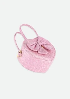 Valerie Metallic Jacquard Bag Orchid Pink 6 Valerie Metallic Jacquard Bag Orchid Pink -Angels-Face Shop Valerie Bag Pink Front
