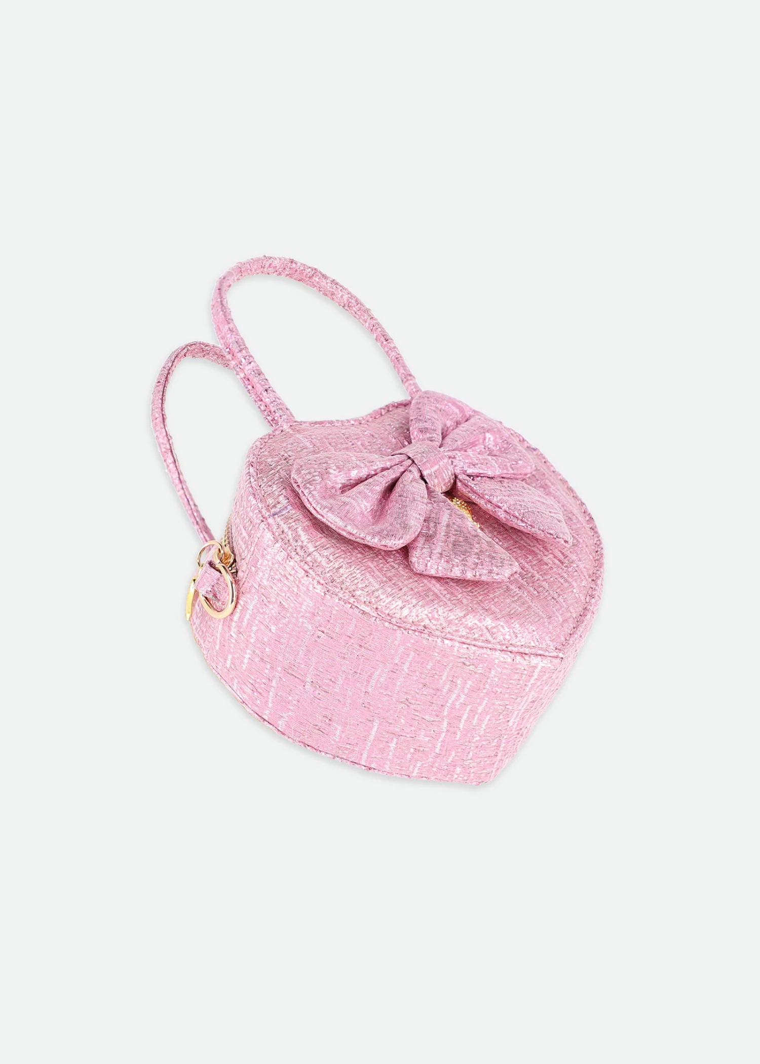 Valerie Metallic Jacquard Bag Orchid Pink 3 Valerie Metallic Jacquard Bag Orchid Pink - Image 3