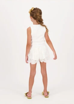 Virginia Vest Top Snowdrop -Angels-Face Shop Vest Top Snowdrop Lifestyle 2