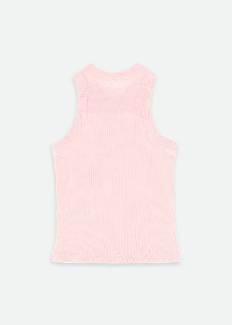 Virginia Vest Top Pale Pink 2 Virginia Vest Top Pale Pink - Image 2