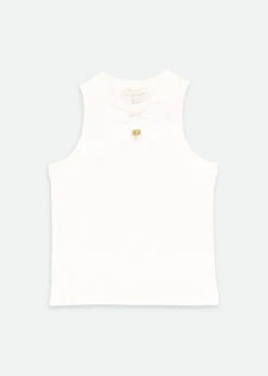 Virginia Vest Top Snowdrop