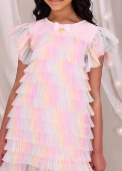 Waterfall Tulle Dress Rainbow -Angels-Face Shop Waterfall Dress Rainbow Lifestyle 1