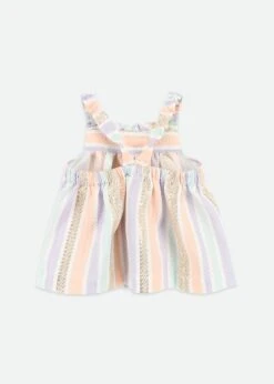 Wave Stripe Jacquard Top Gold Multi -Angels-Face Shop Wave Top Multi Back