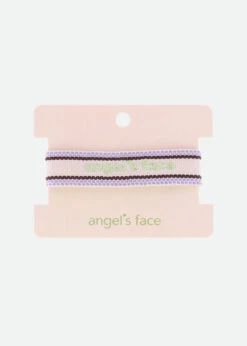 Woven Logo Bracelet Lilac -Angels-Face Shop Woven Bracelet Lilac Card