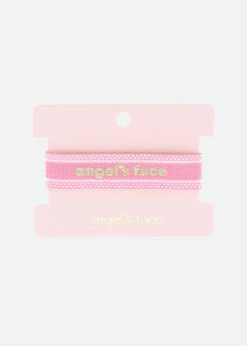Woven Logo Bracelet Rose -Angels-Face Shop Woven Bracelet Rose Card