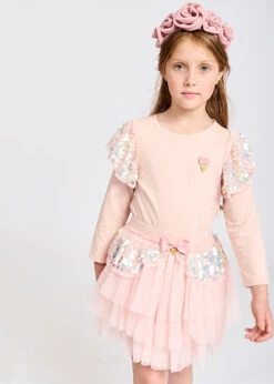 Ziggy Skirt Blush -Angels-Face Shop Ziggy Skirt Blush Lifestyle 1