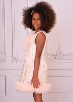 Zora Tulle Dress Blush Pink -Angels-Face Shop Zora Dress Blush Pink Lifestyle 3