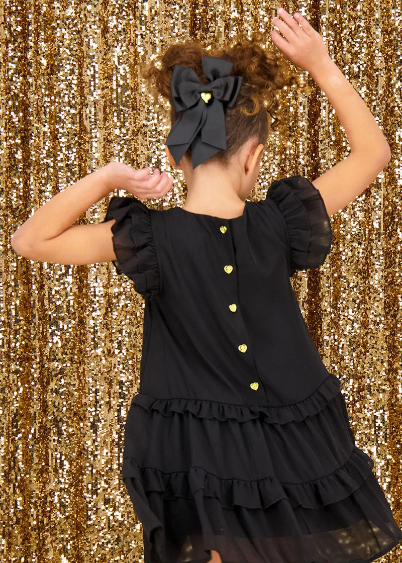 French Bow Clip Black 2 French Bow Clip Black - Image 2